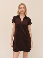 B60029-L81-300 - SHORT SLEEVE PULLOVER A-LINE DRESS